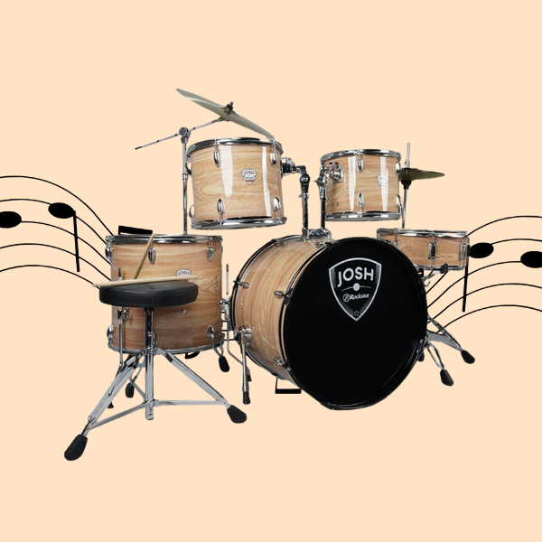 Jush Set Rockstar Josh Drum Set - Wooden – ROCKSTAR